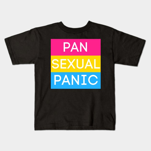 Pansexual Panic Kids T-Shirt by The Witchy Bibliophile